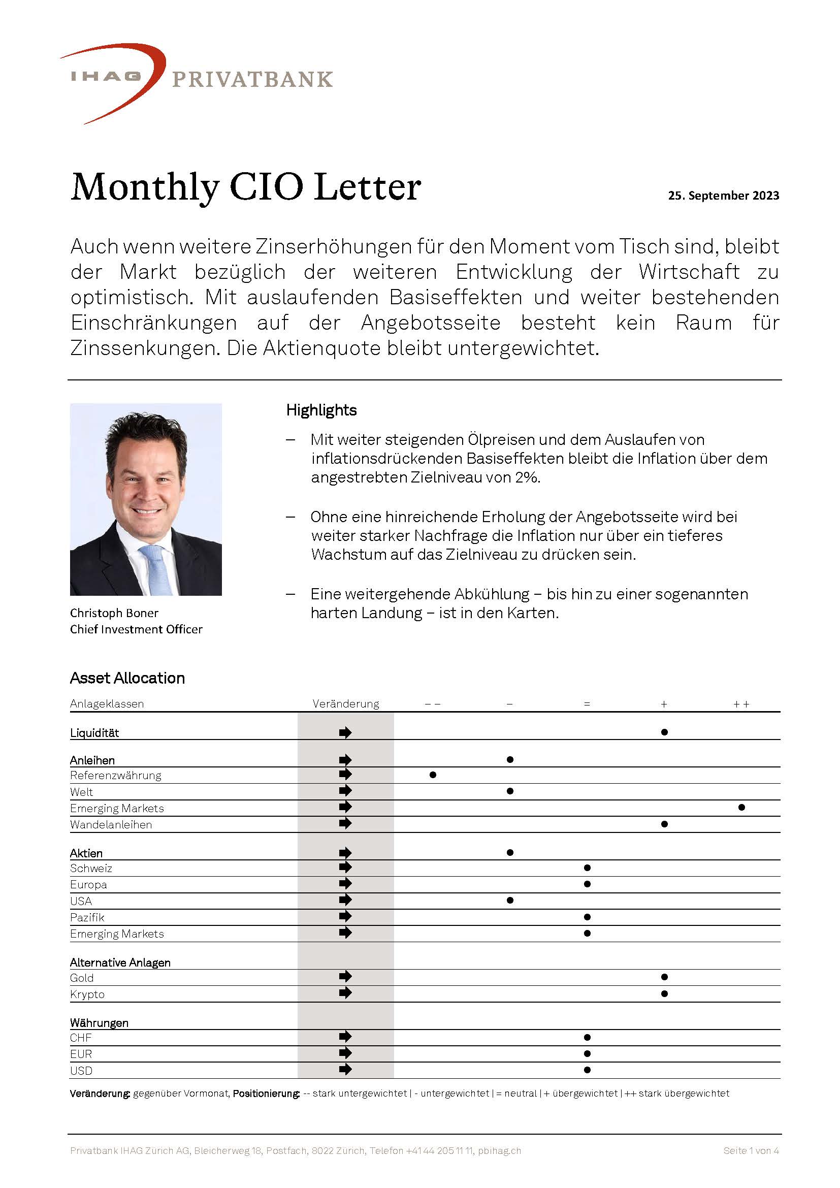 CIO Letter September 