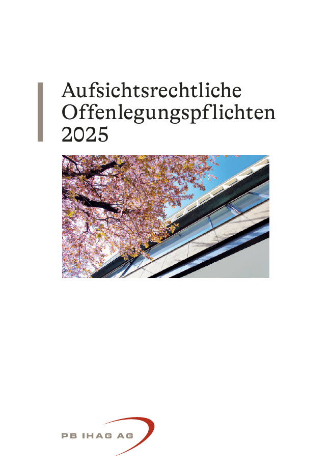 Aufsichtsrechtliche Offenlegungspflichten 2025